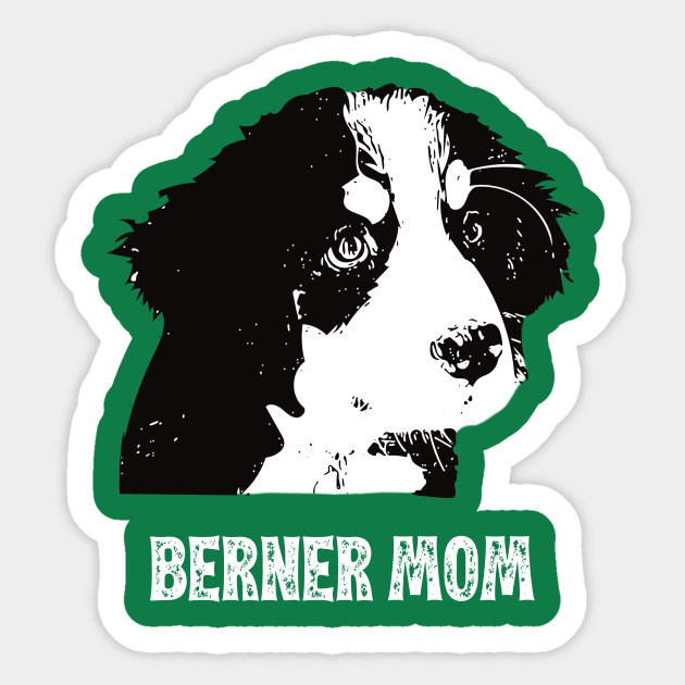 Berner Mom Bernese Mountain Dog Poodle Design Sticker by DoggyStyles